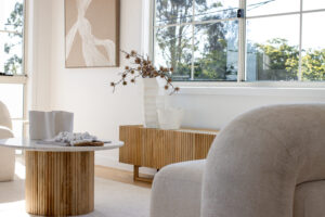 Living Room with coffee table